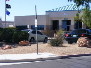 Front view of City of Las Vegas Inmate Detention and Enforcement Center