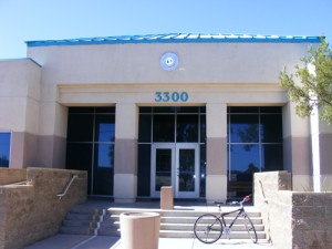 Front Door of City of Las Vegas Inmate Detention and Enforcement Center